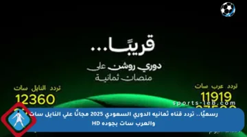 رسميًا.. تردد قناة ثمانية الدوري السعودي 2025 مجانًا على النايل سات والعرب سات بجودة HD